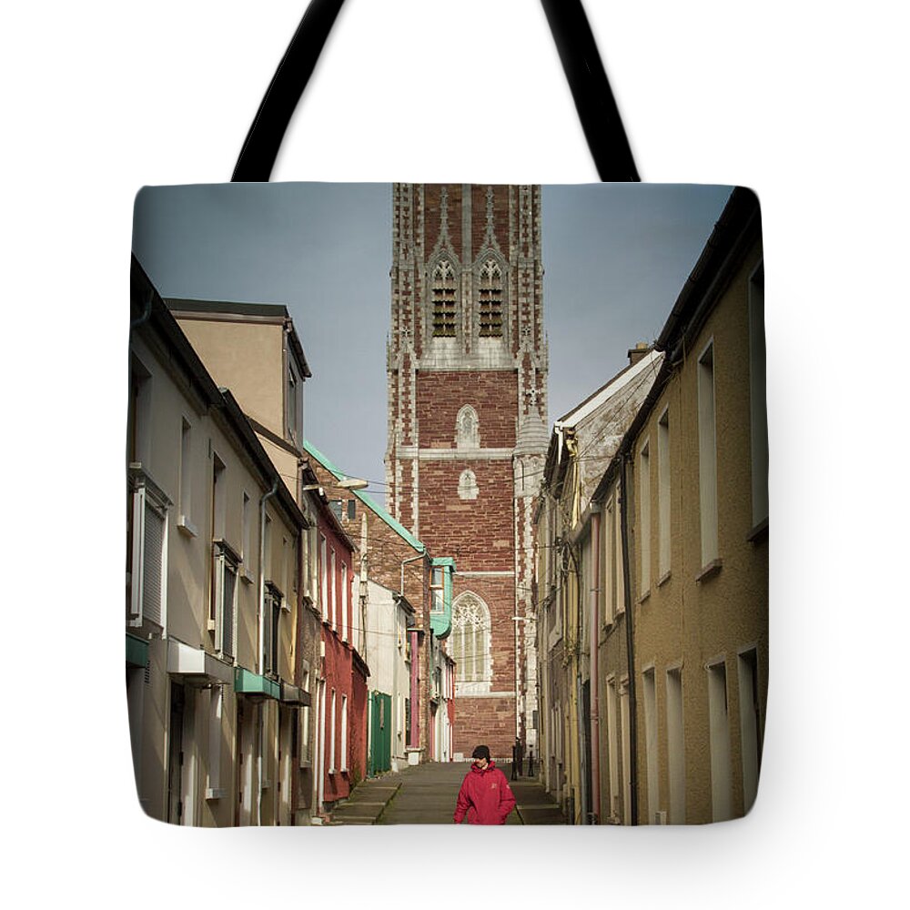 Cathedral Tote Bag featuring the photograph Cathedral Avenue by Mark Callanan
