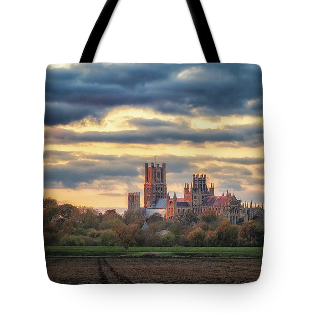 Landscape Tote Bag featuring the photograph Cathedral Sunset by James Billings