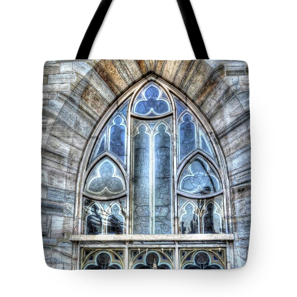 Italy Tote Bag featuring the photograph Cathedral Window Milan by Bill Hamilton