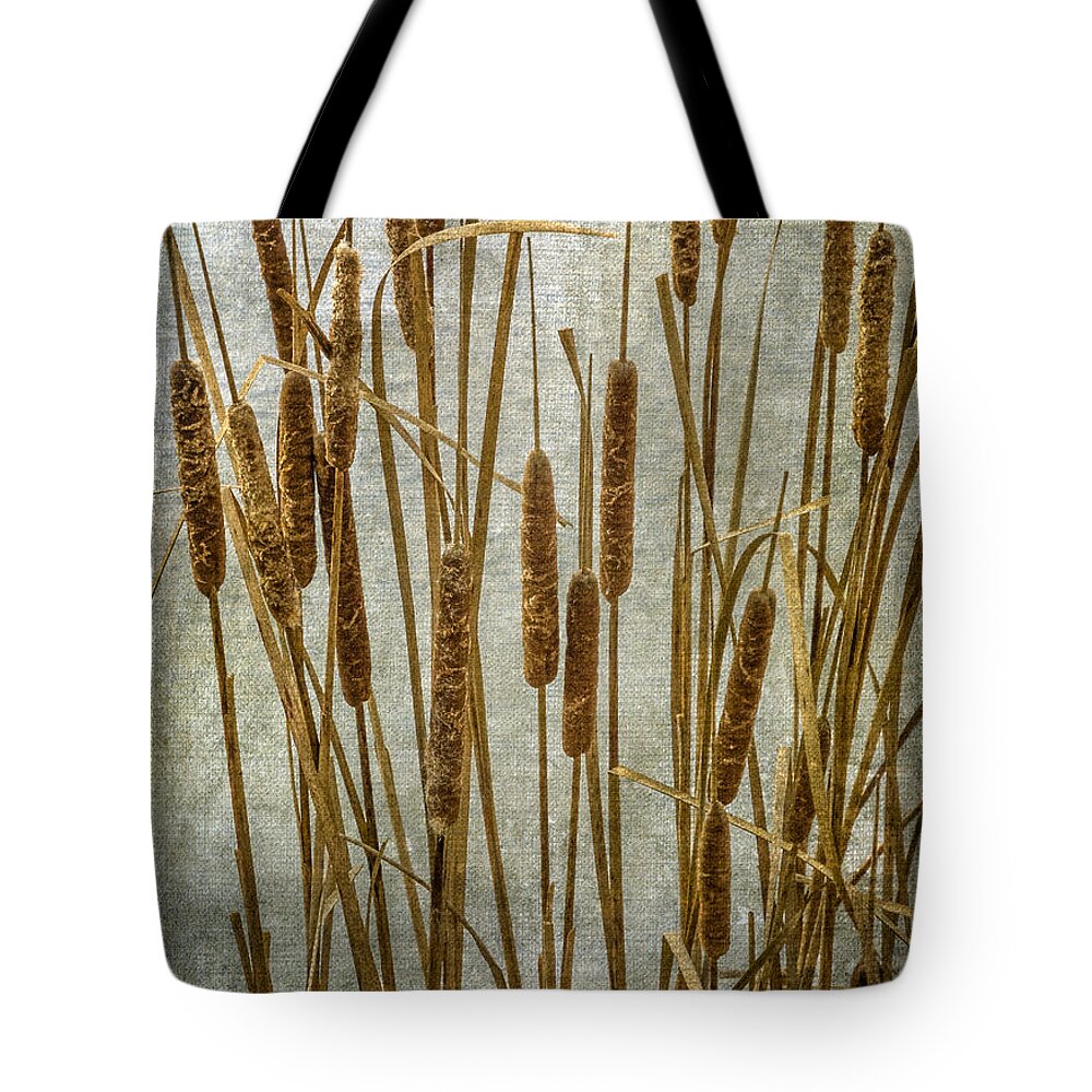 Cattails Tote Bag featuring the photograph Cattails by Tamara Becker