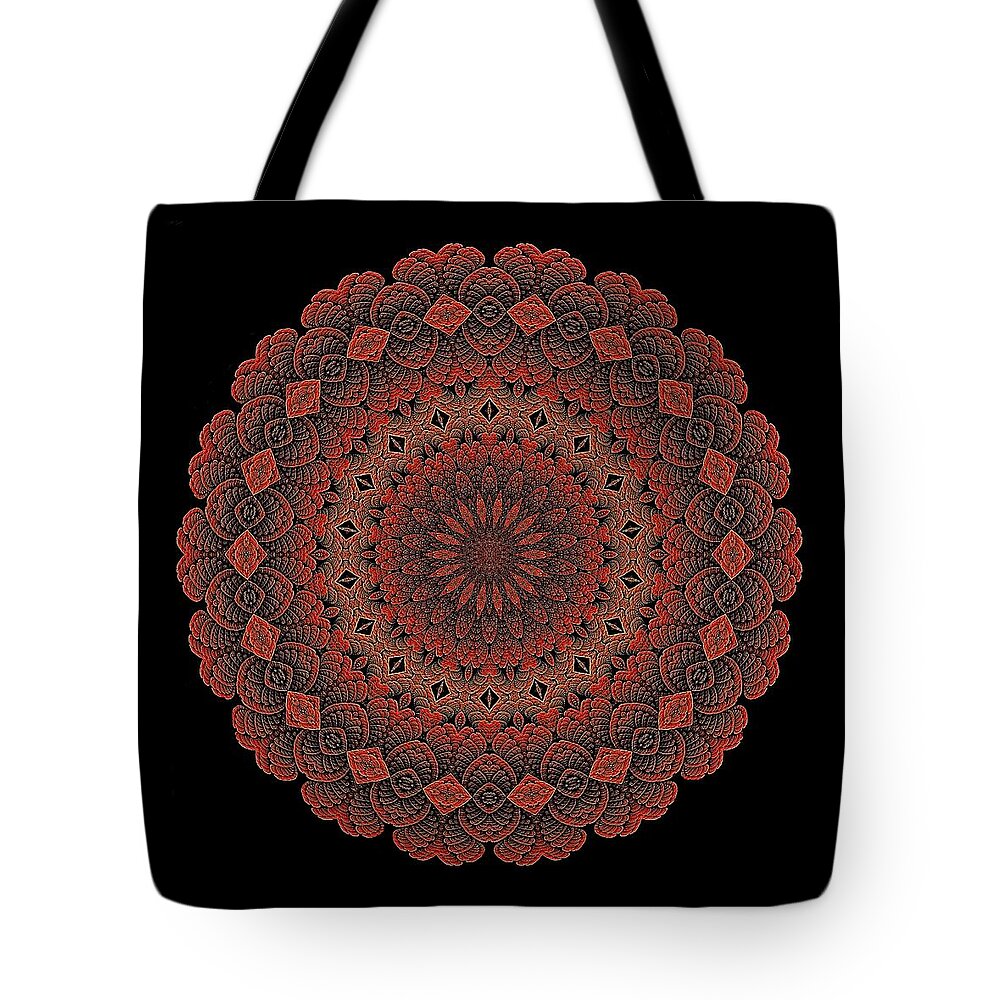  Tote Bag featuring the digital art Celtic Doily by Doug Morgan