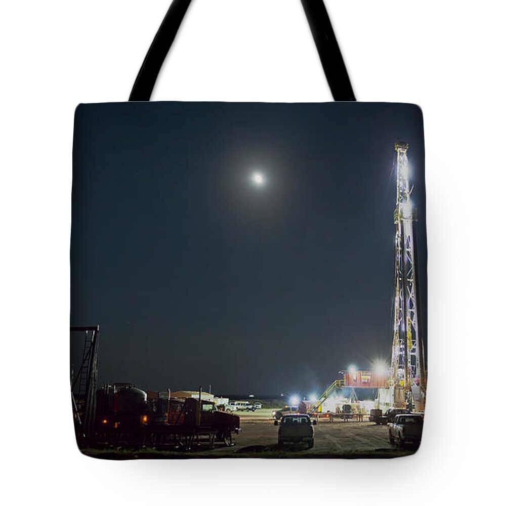 Industrial Tote Bag featuring the photograph Cement Job by Jonas Wingfield