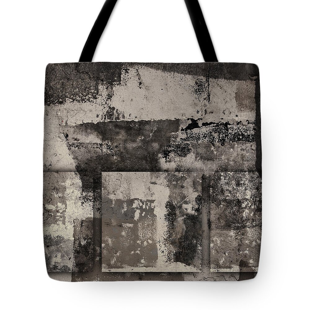Cement Tote Bag featuring the photograph Cement Squares Number Two by Carol Leigh