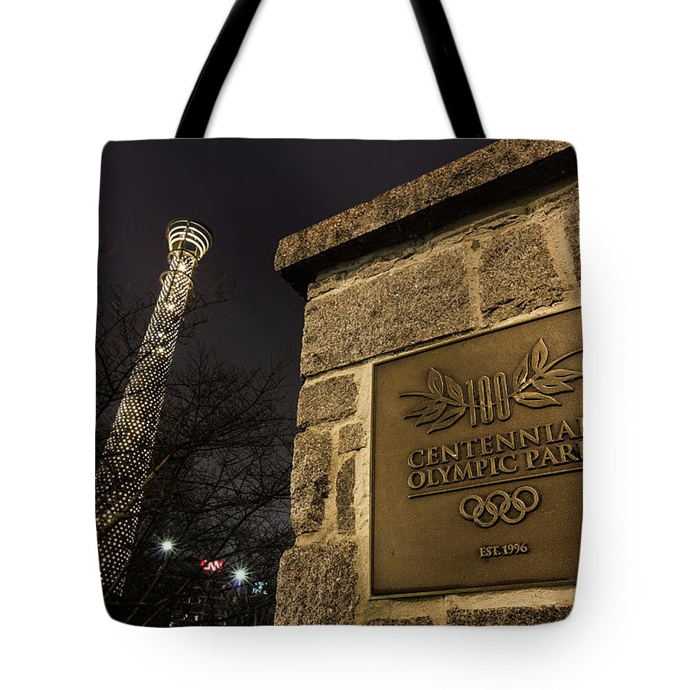 Parks Tote Bag featuring the photograph Centennial Park 1 by Kenny Thomas