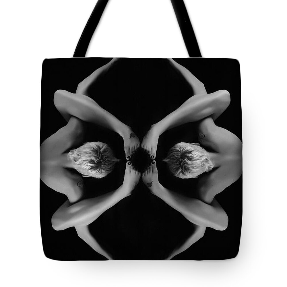 Artistic Photographs Tote Bag featuring the photograph Central forces by Robert WK Clark