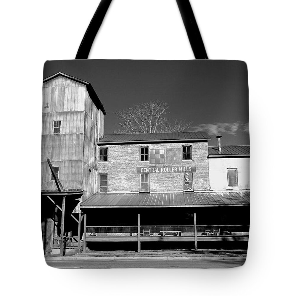  Tote Bag featuring the photograph Central Roller Mill by Rodney Lee Williams