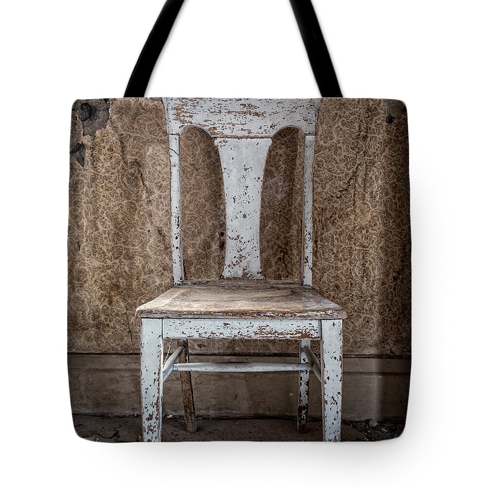 California Tote Bag featuring the photograph Chair in Abandoned Home in Bodie Ghost Town by Bryan Mullennix