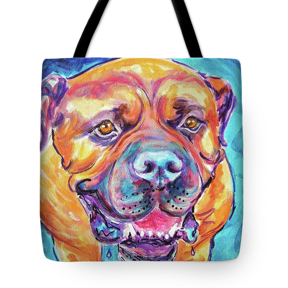  Tote Bag featuring the painting Changa by Judy Rogan