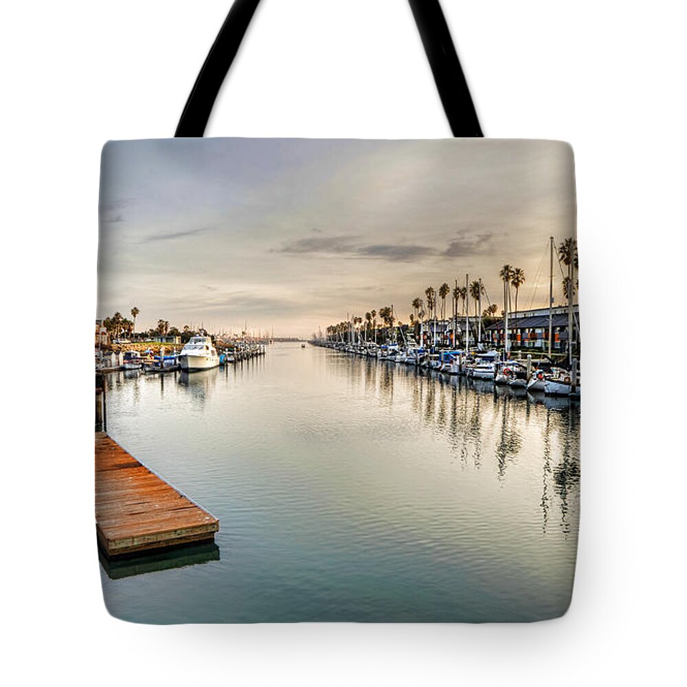  Tote Bag featuring the photograph Channel Island Marina by Wendell Ward
