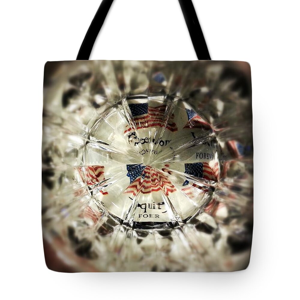 Chaos Tote Bag featuring the photograph Chaotic Freedom by Robert Knight
