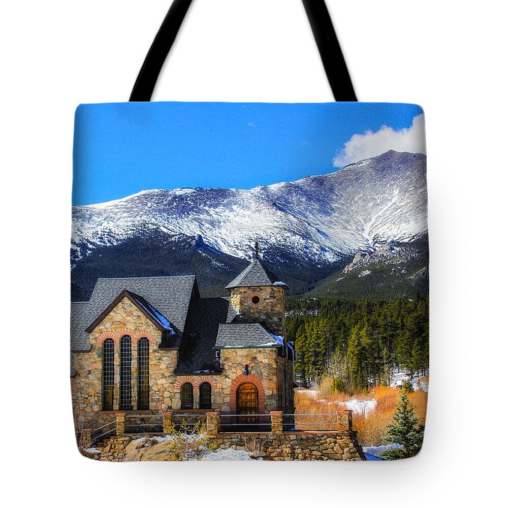 Chapel On The Rock Tote Bag featuring the photograph Chapel On The Rock by Juli Ellen