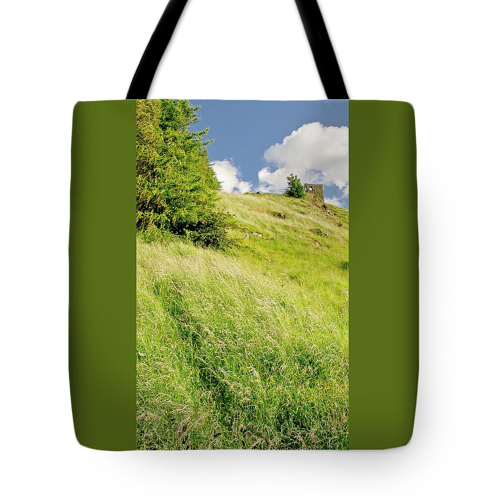 Undiscovered Scotland Tote Bag featuring the photograph Chapel on the top. by Elena Perelman