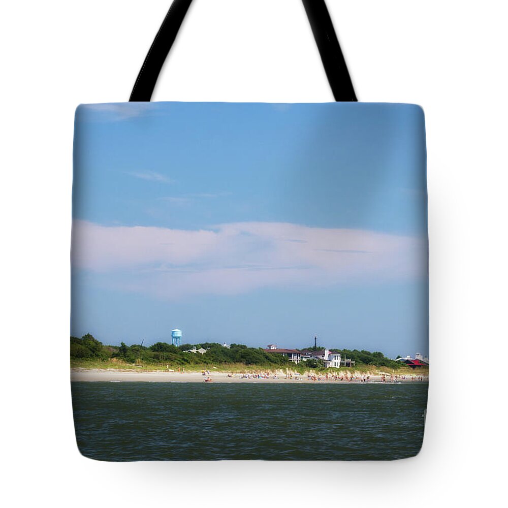 Sullivan's Island Tote Bag featuring the photograph Charleston Harbor Approach by Dale Powell