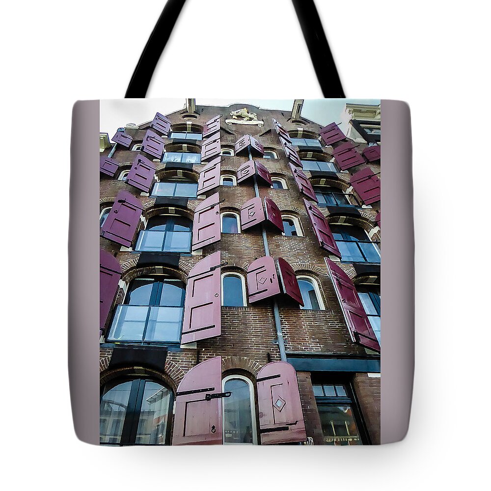 Cheese Tote Bag featuring the photograph Cheese Warehouse - Amsterdam by Pamela Newcomb