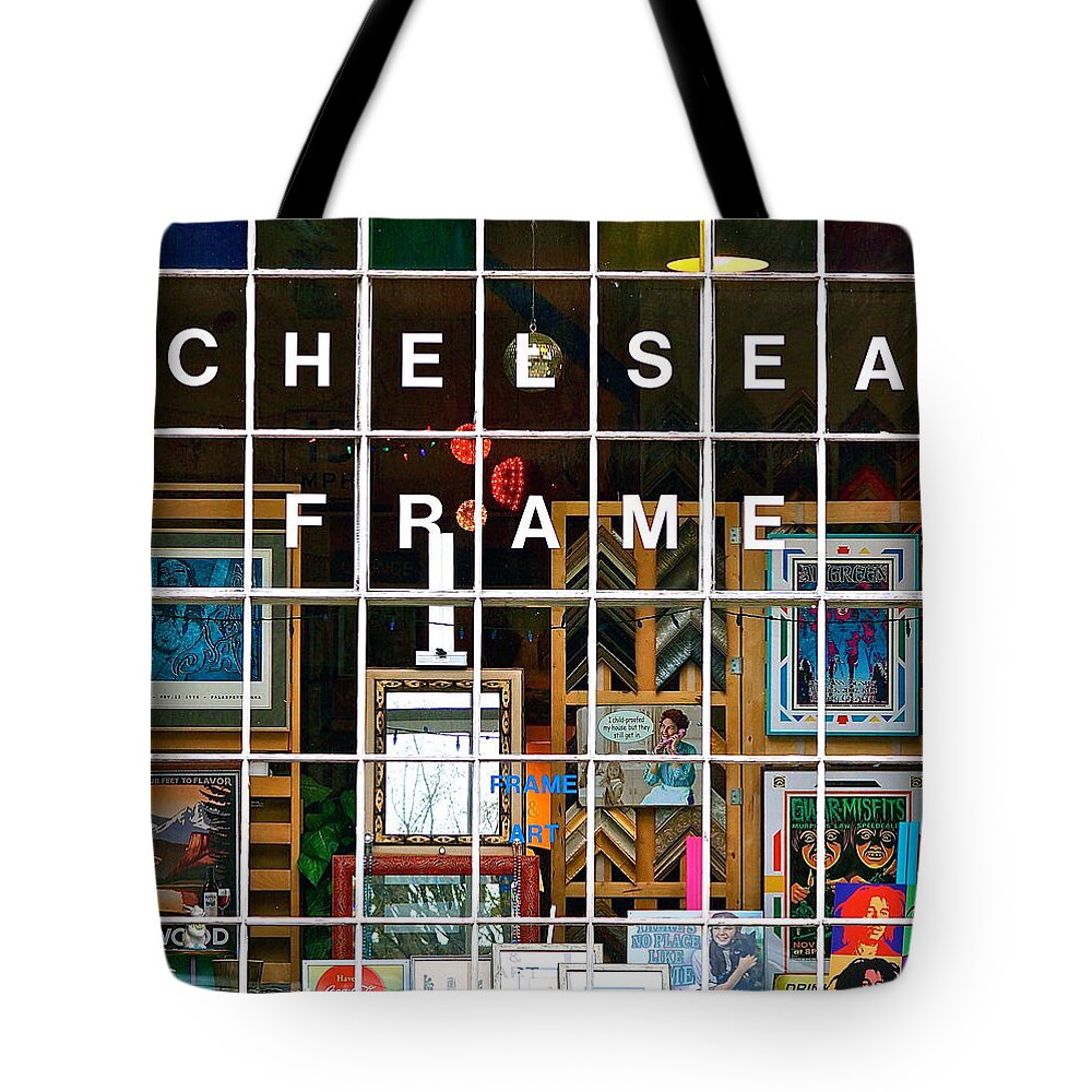 Philadelphia Facades Tote Bag featuring the photograph Chelsea Frame by Ira Shander
