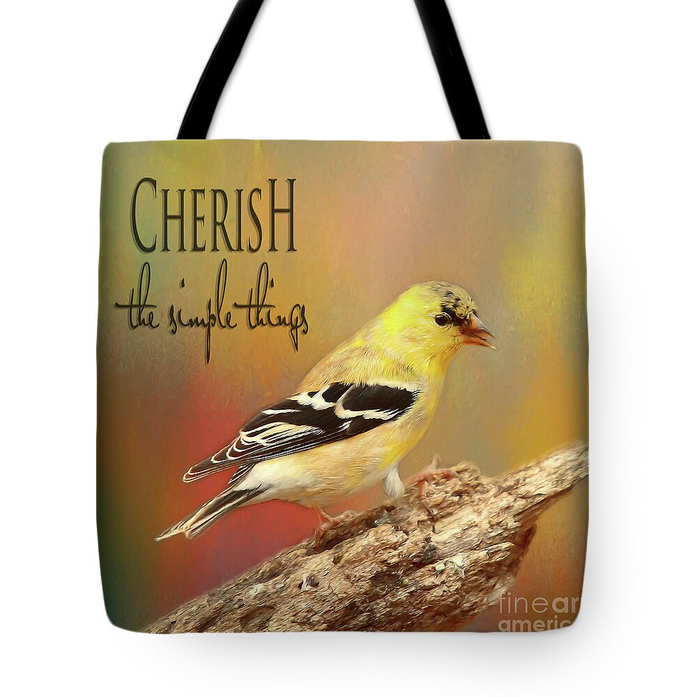 Inspiration Tote Bag featuring the photograph Cherish by Darren Fisher