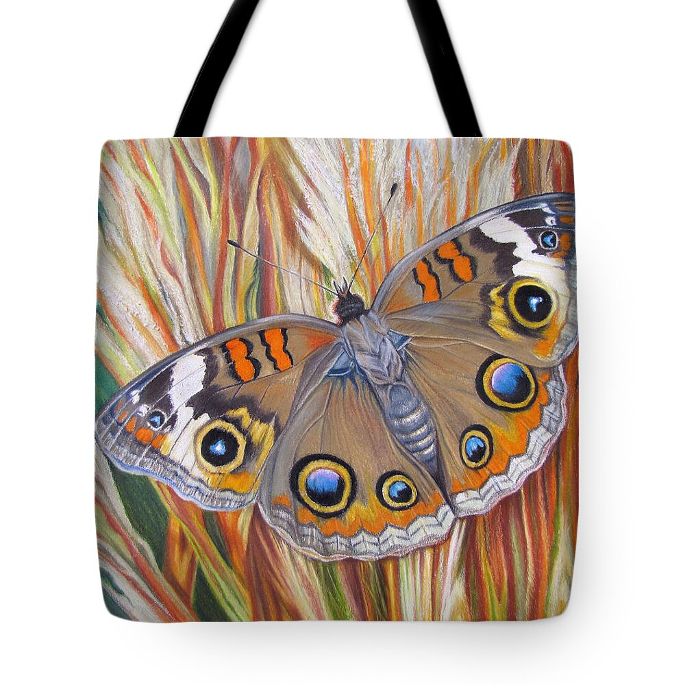 Buckeye Tote Bag featuring the painting Cherished by Amy Tyler