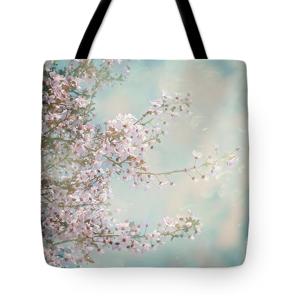 Blossom Tote Bag featuring the photograph Cherry Blossom Dreams by Linda Lees