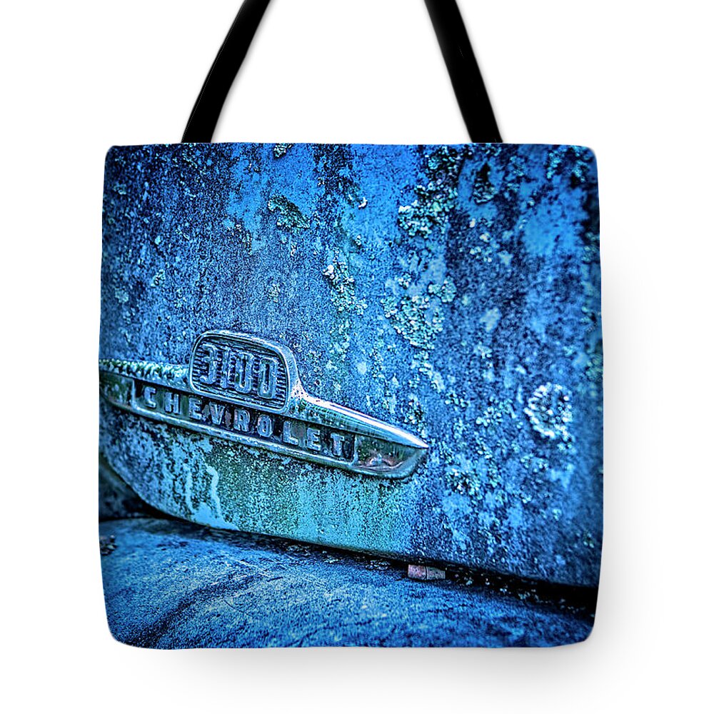 Chevrolet Tote Bag featuring the photograph Chevy 3100 by Rod Kaye