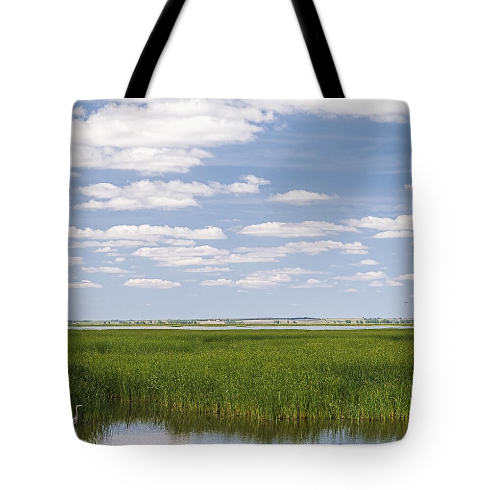 Kansas Tote Bag featuring the photograph Cheyenne Bottoms by Rob Graham