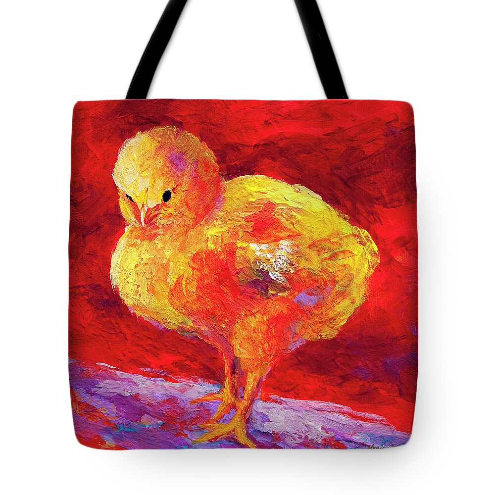Chic Tote Bag featuring the painting Chic Flic VII by Marion Rose