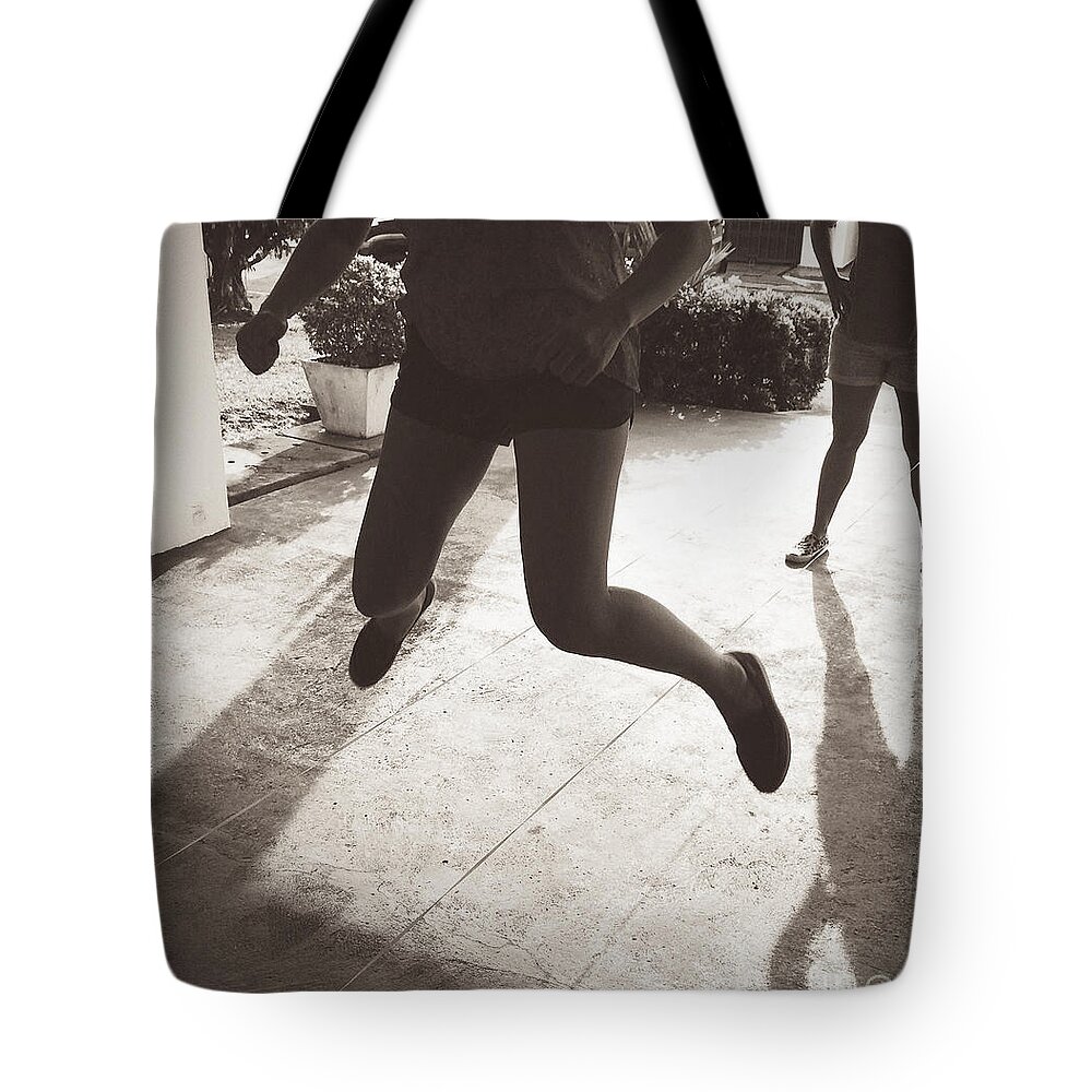Chinese Jumprope Tote Bag featuring the photograph Chinese Jumprope 2 by Onedayoneimage Photography