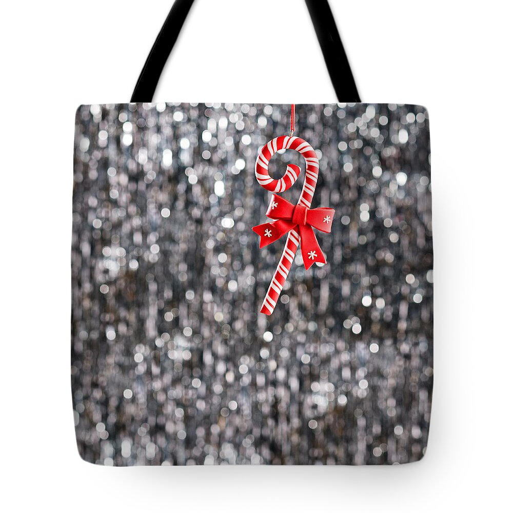Advent Tote Bag featuring the photograph Christmas Candy by U Schade