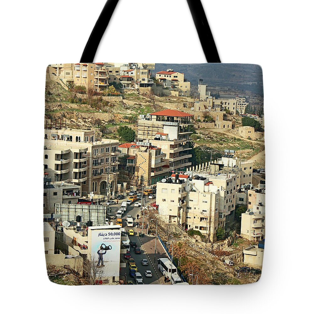 Bethlehem Tote Bag featuring the photograph Christmas Day Traffic by Munir Alawi