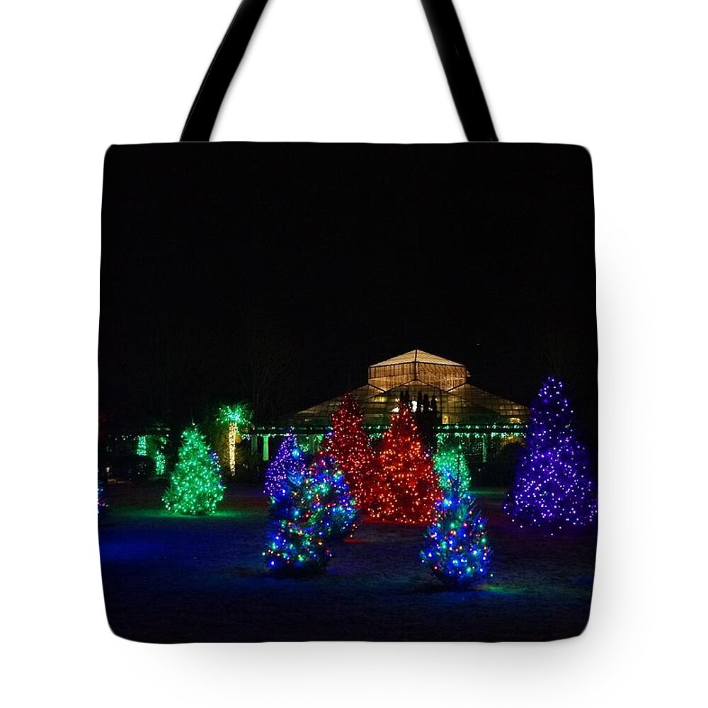  Tote Bag featuring the photograph Christmas Garden 7 by Rodney Lee Williams