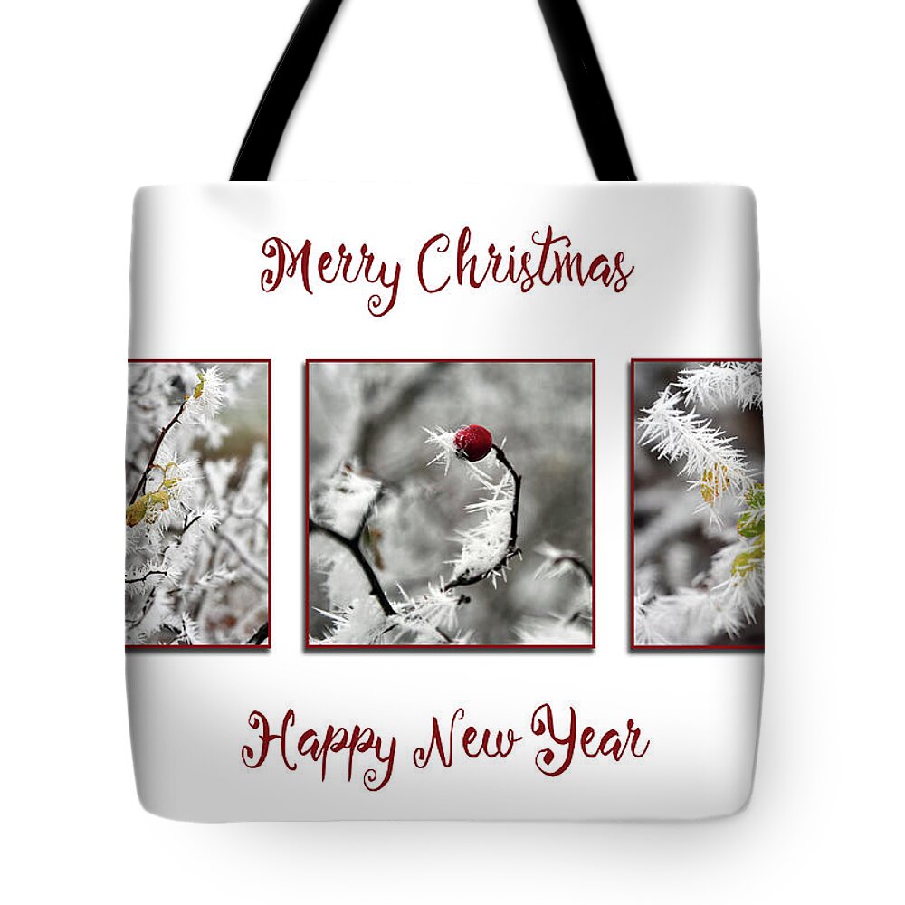 Elegant Tote Bag featuring the photograph Christmas Needles by Randi Grace Nilsberg