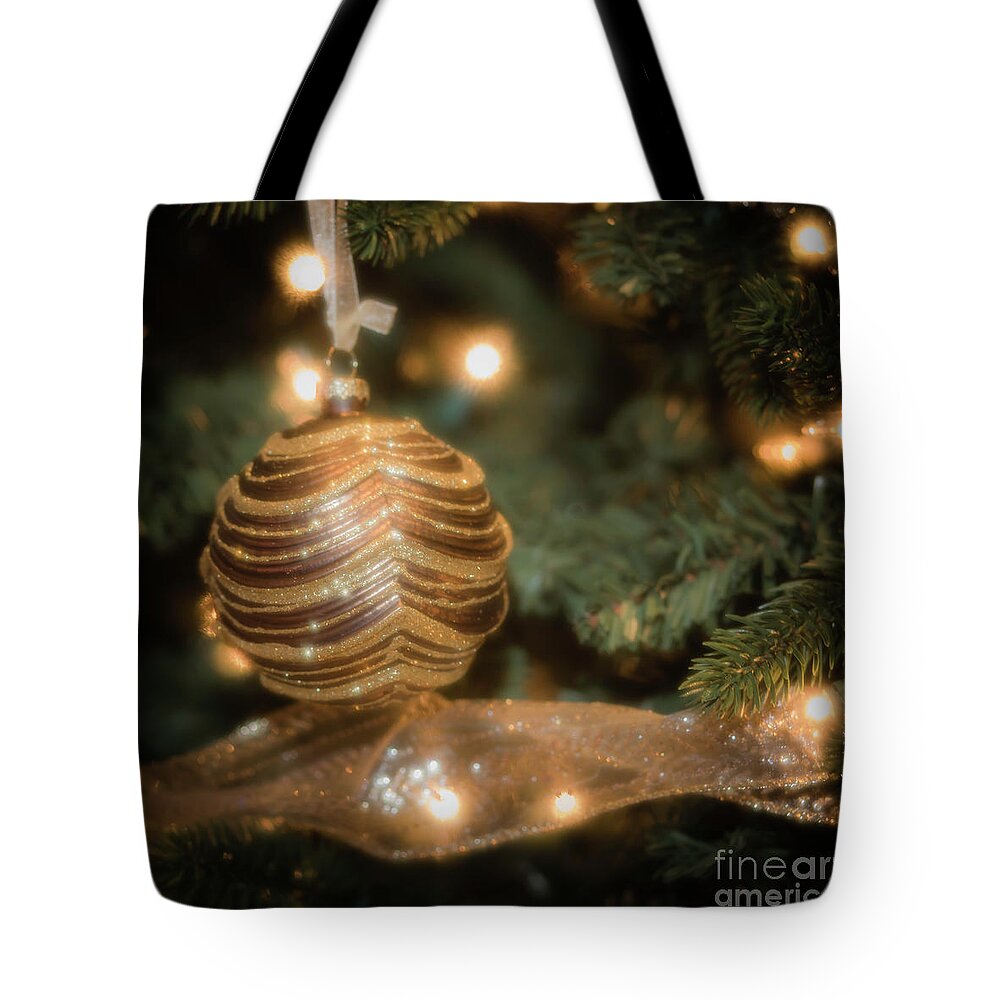 Christmas Tote Bag featuring the photograph Christmas tree by Agnes Caruso