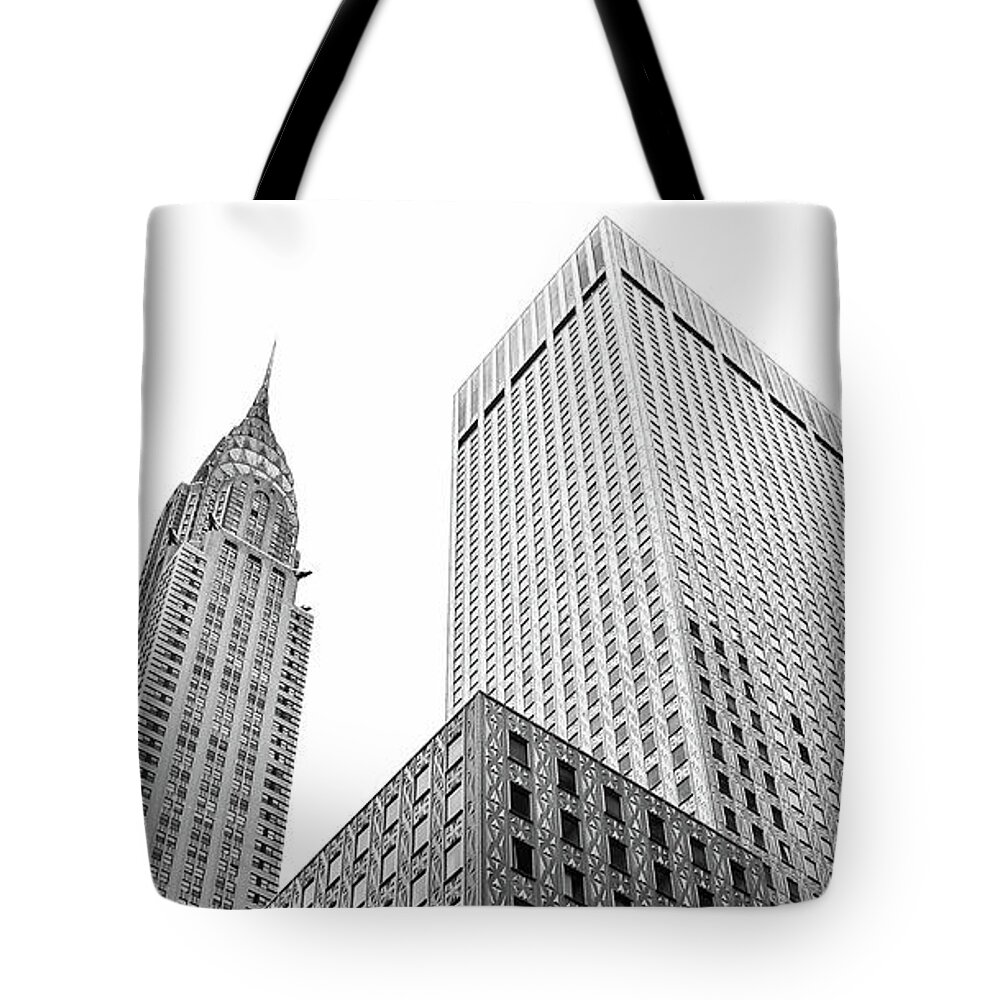 Abstract Tote Bag featuring the photograph Chrystler Lofts by Rennie RenWah