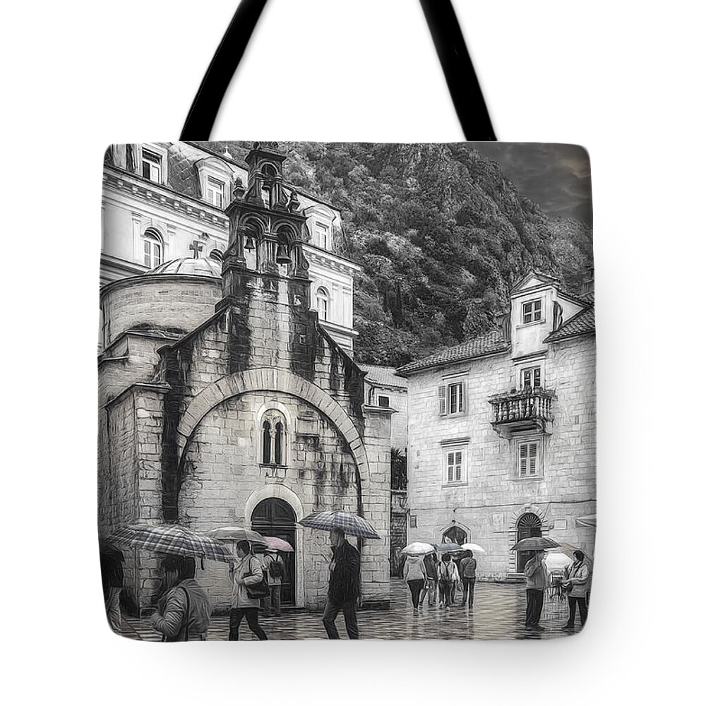 Architecture Tote Bag featuring the photograph Church of St. Luke by Maria Coulson