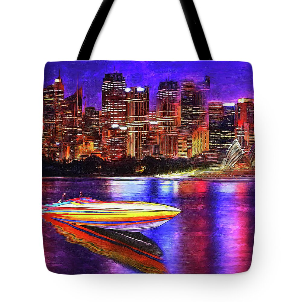 Australia Tote Bag featuring the painting Cigarette Calm by Michael Cleere