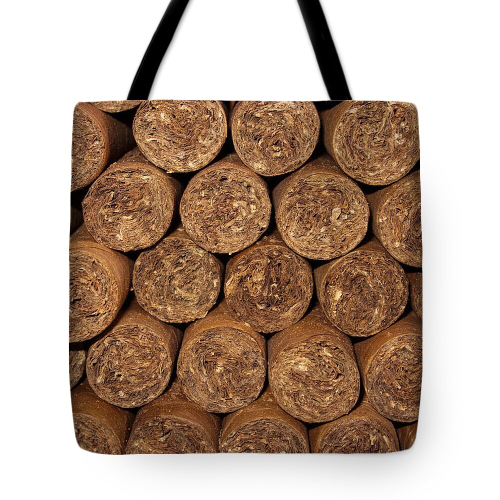 Cigars Tote Bag featuring the photograph Cigars 262 by Michael Fryd