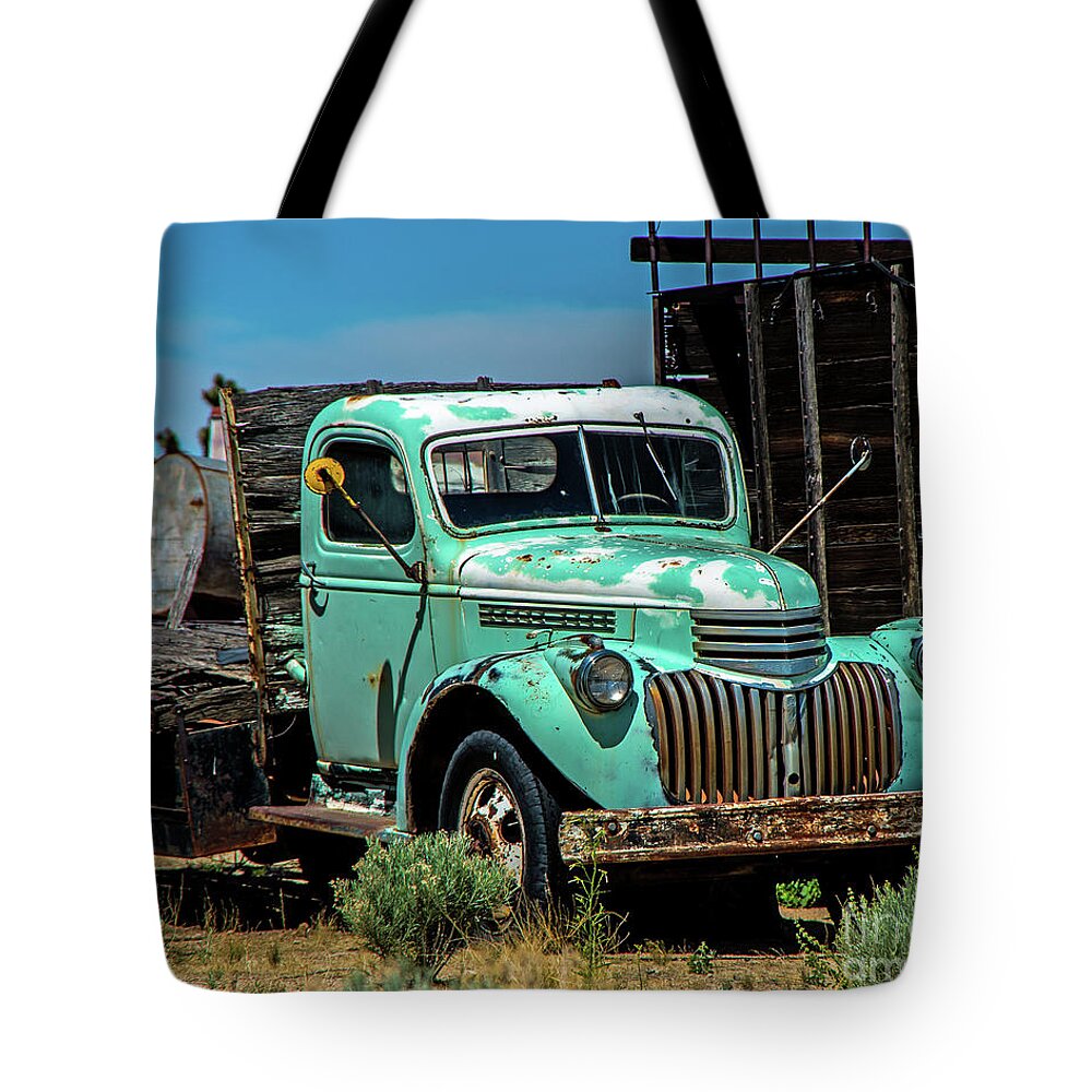 Truck Tote Bag featuring the photograph Cima Truck by Stephen Whalen