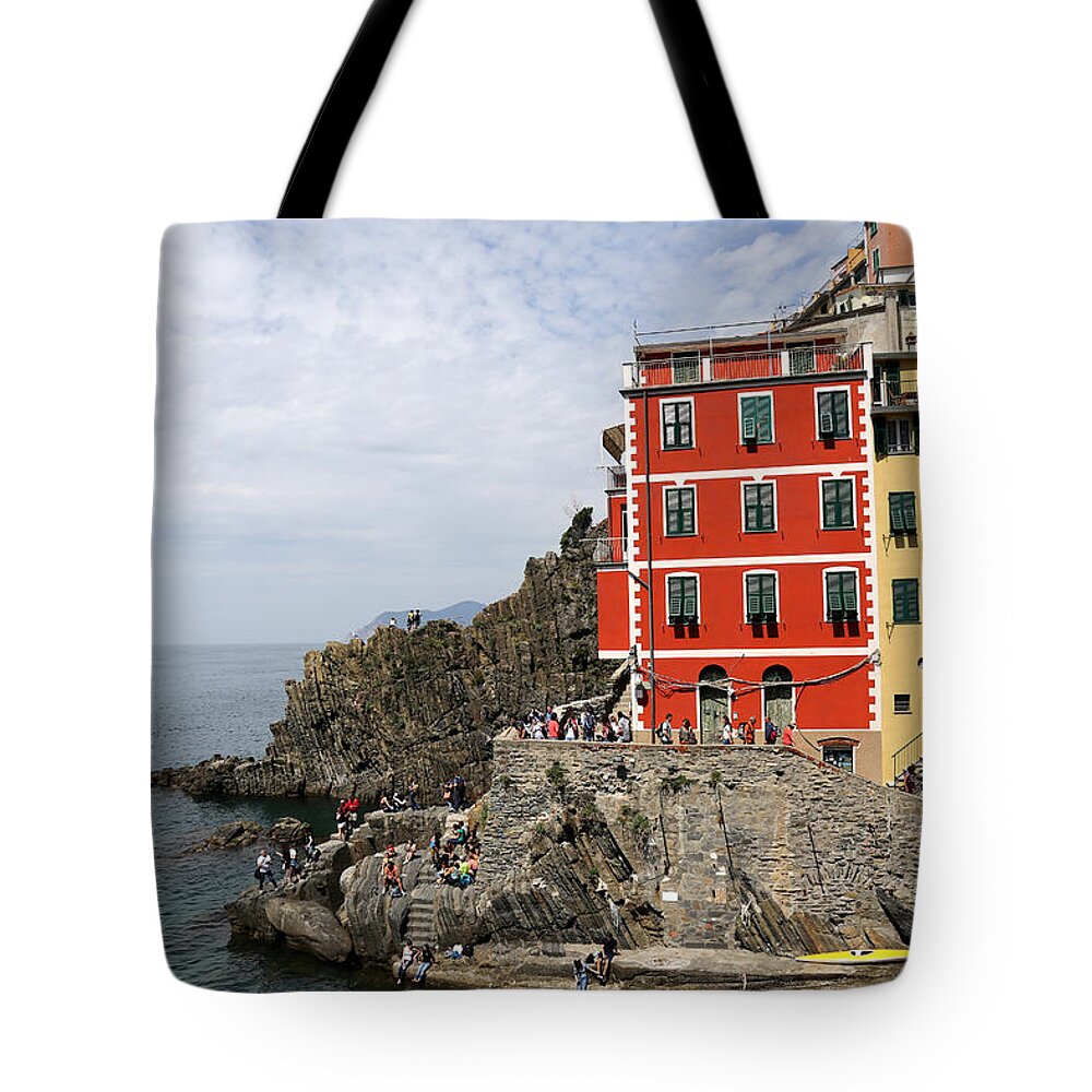 Cinque Terre Tote Bag featuring the photograph Cinque Terre 1 by Andrew Fare