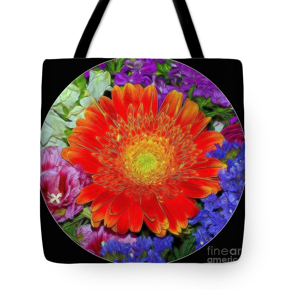 Circle Of Color Tote Bag featuring the photograph Circle of Color by Patrick Witz