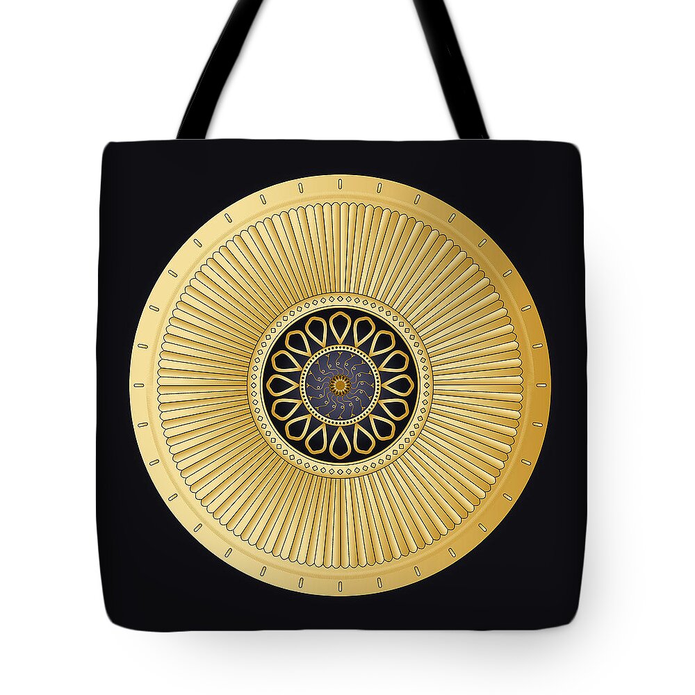 Mandala Tote Bag featuring the digital art Circulosity No 3270 by Alan Bennington