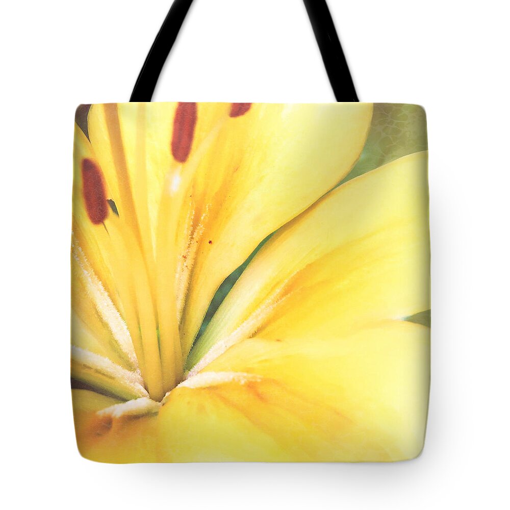 Blossom Tote Bag featuring the photograph Citrine Blossom by Sand And Chi