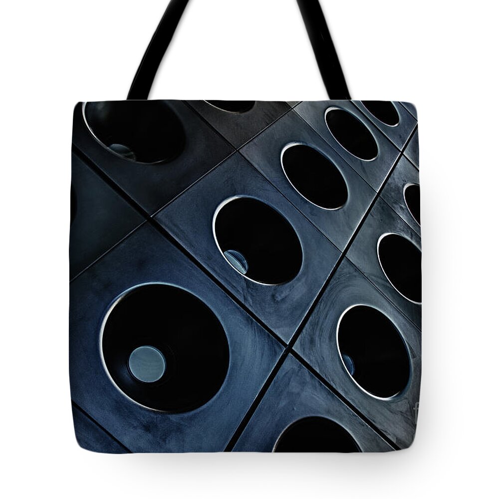 City Center Tote Bag featuring the photograph City Center Facade by Doug Sturgess