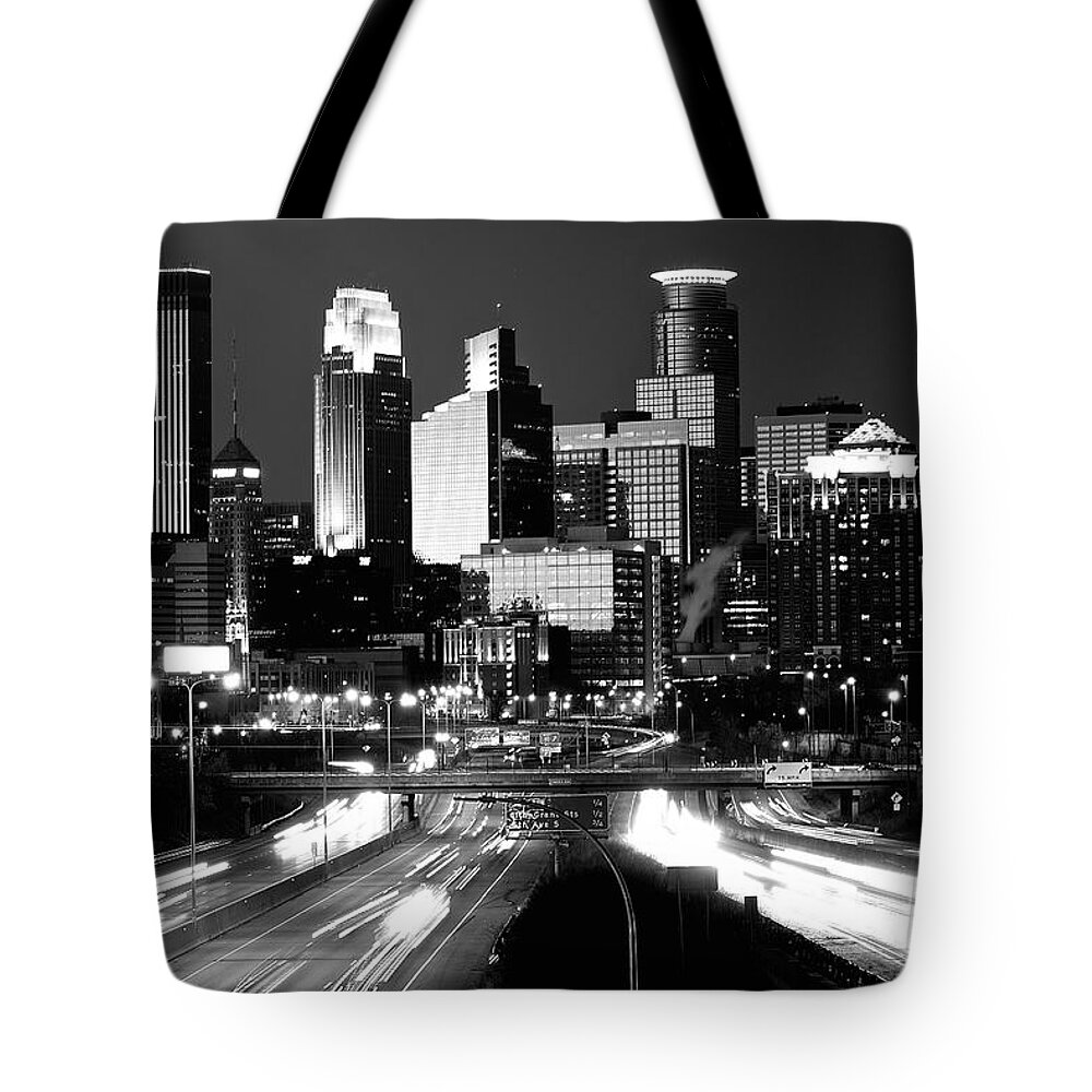 City Tote Bag featuring the photograph City Nights by Susan Herber