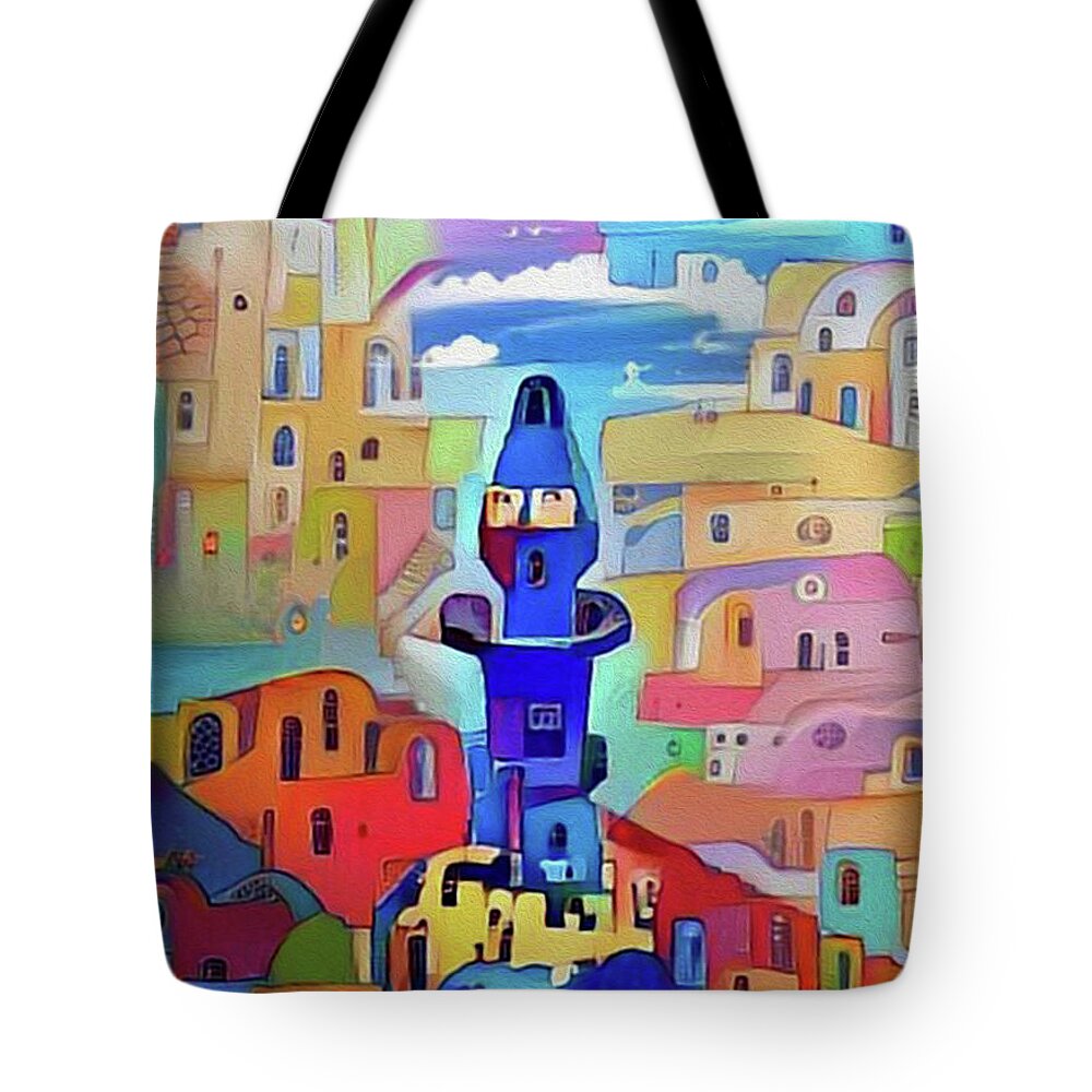 City Tote Bag featuring the photograph City of Colours by Nina Silver