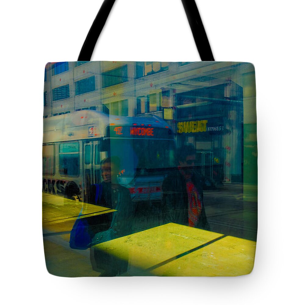 Philadelphia Tote Bag featuring the photograph City Street by William Jobes