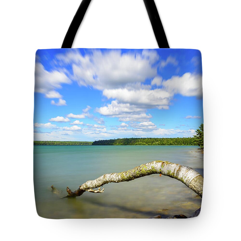 Wasagaming Tote Bag featuring the photograph Clear Lake by Nebojsa Novakovic