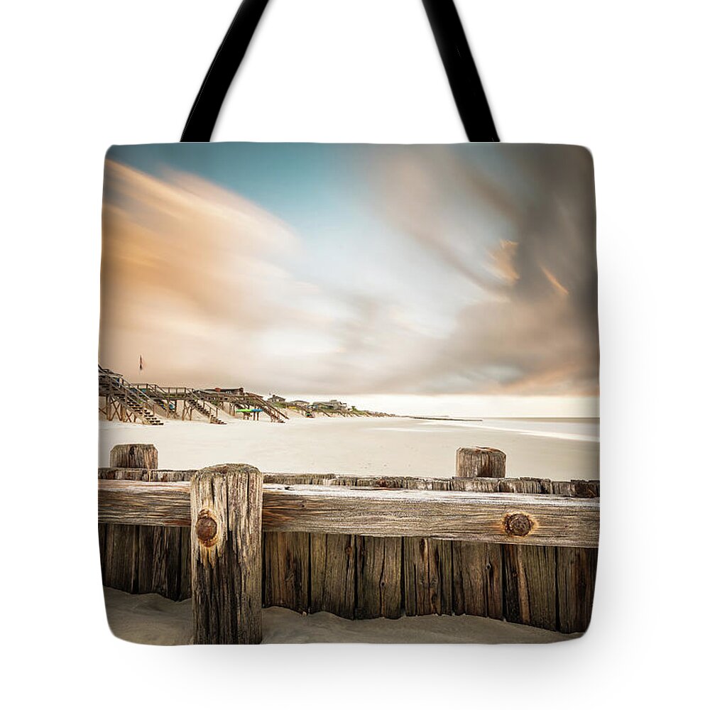 Pawleys Island Tote Bag featuring the photograph Clearing out the rain by Ivo Kerssemakers