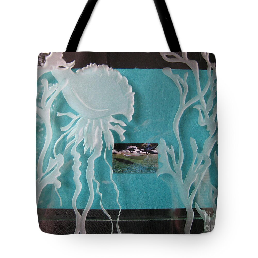Blue Tote Bag featuring the photograph Clearly by Alone Larsen