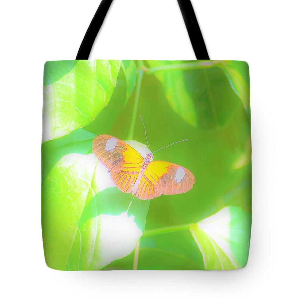 Cleveland Tote Bag featuring the photograph Cleveland Butterflies by Merle Grenz