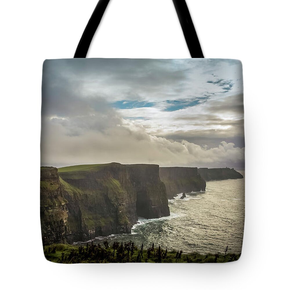 Cliffs Of Moher Tote Bag featuring the photograph Cliffs of Moher by Agnes Caruso