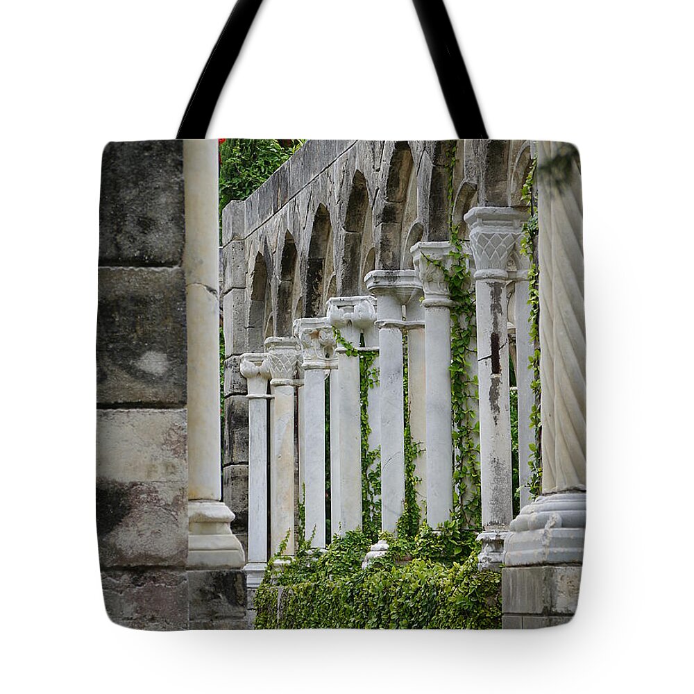 Richard Reeve Tote Bag featuring the photograph Cloisters I by Richard Reeve